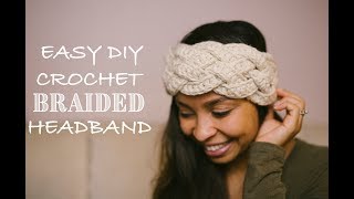 DIY Crochet Five Strand Braided Headband DIY Crochet Five Strand Braided Headband