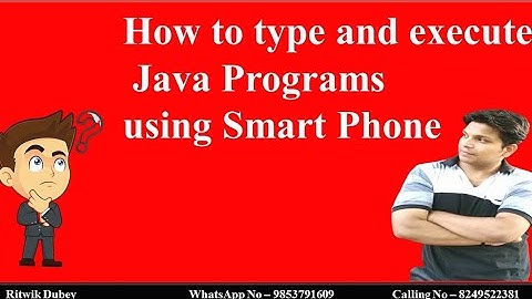 How to use mobile app Java N - IDE to type , execute java programs?