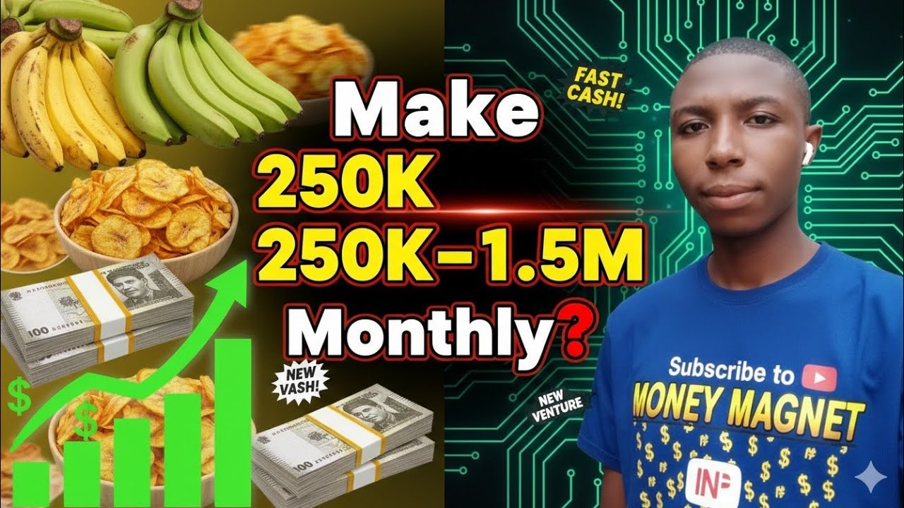 How to Make 250k–1.5 Million Monthly With or Without Plantain Farming & Online Sales