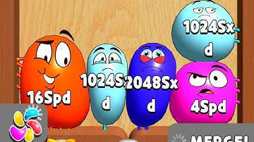 Satisfying ASMR Blob merge 3d 4Spd - 16Spd!!!