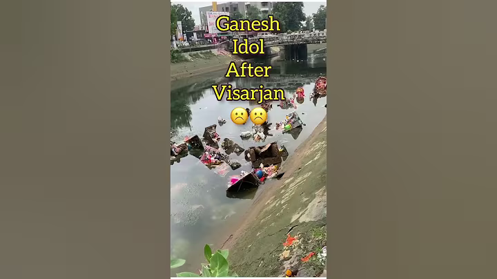 Who Clean Sea Beach and Rivers After Ganesh Ji Murti Visarjan is Done #shortsvideo