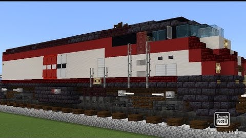 Minecraft CalTrain MP36PH-3C Locomotive Tutorial