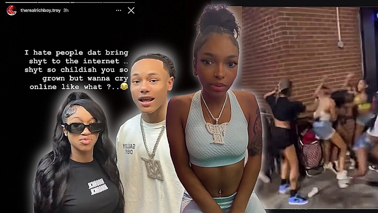 Rucrew Nette Beats Up Benet & Nadia ( RichBoyTroy, Yanni