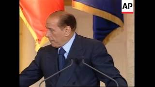 Presser with Putin and Berlusconi