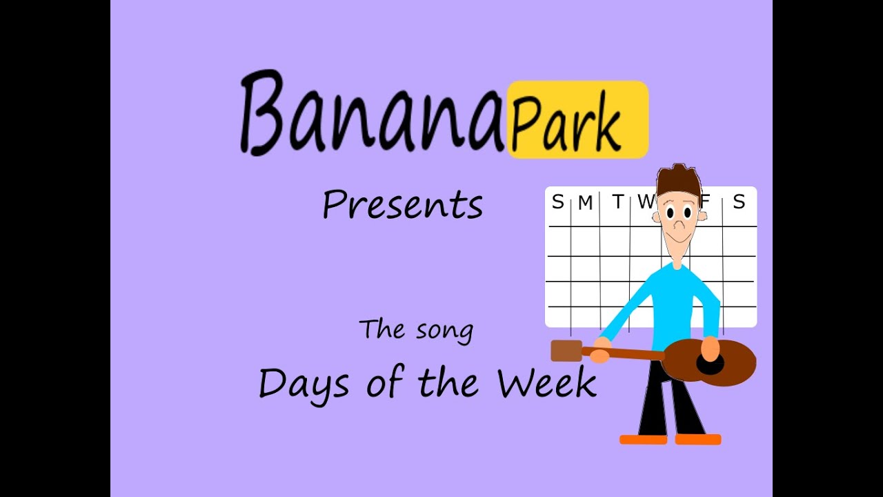 Песни 7 неделя. 7 Days are in a week Song for Kids. Music week for Kids. Days of week a4.