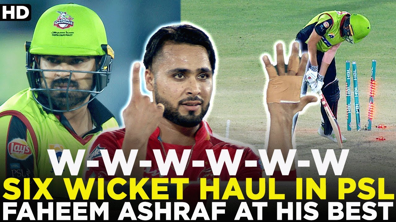 6️⃣ Wicket Haul By Faheem Ashraf | Career Best Spell in HBL PSL By