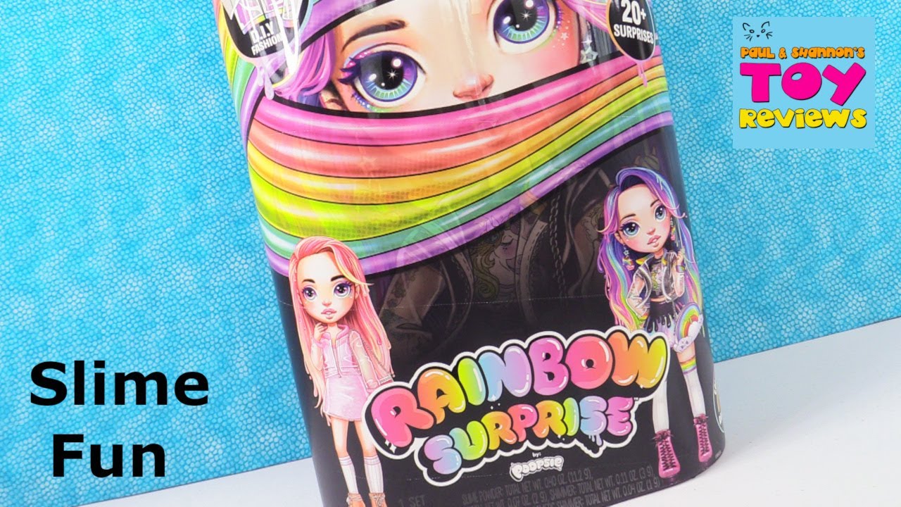 Rainbow Surprise by Poopsie DIY Slime Fashion Doll Unboxing Review