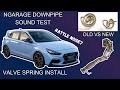 i30N N Garage Downpipe Sound Test (NO TUNE) | Exhaust Valve Spring Install