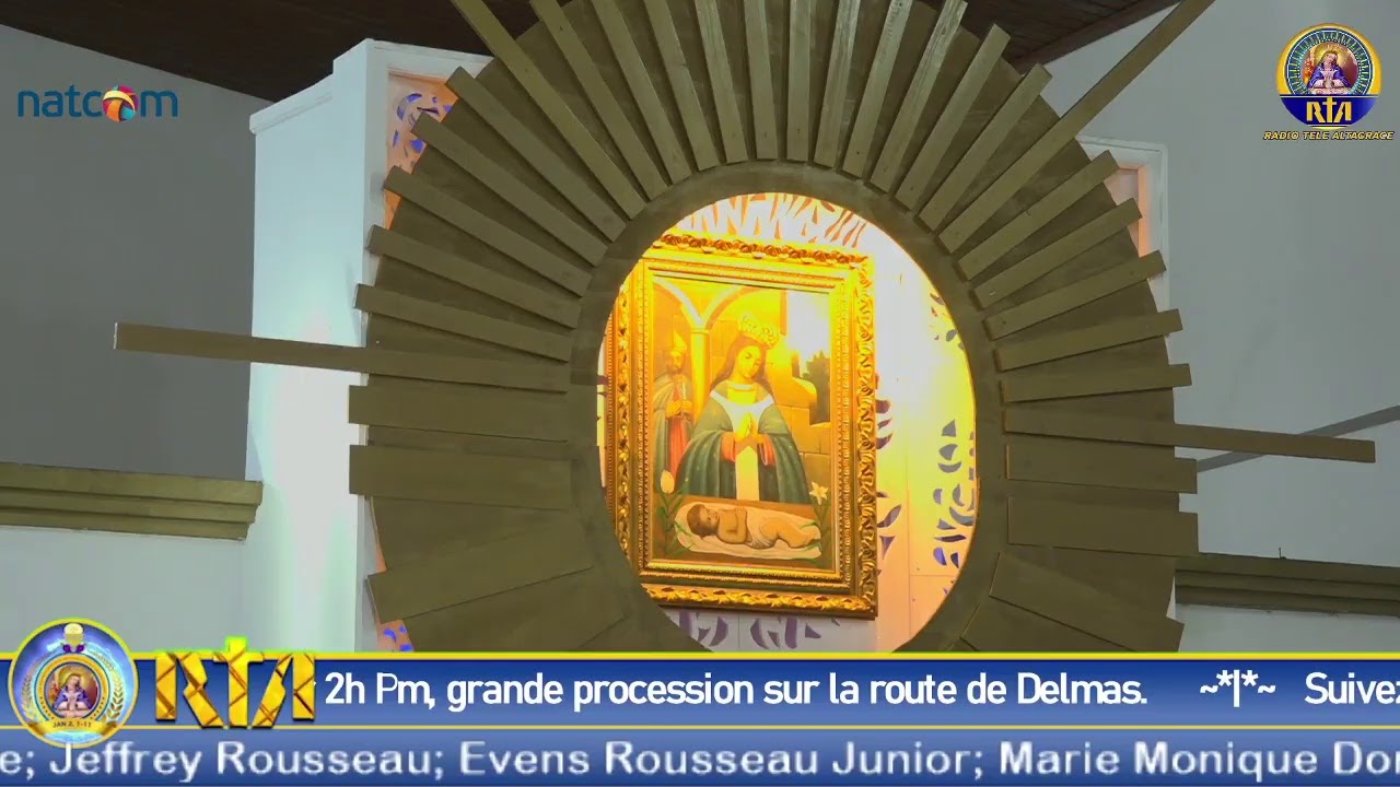7ème jour de la neuvaine à NotreDame d’Altagrâce Messe de 6h Am