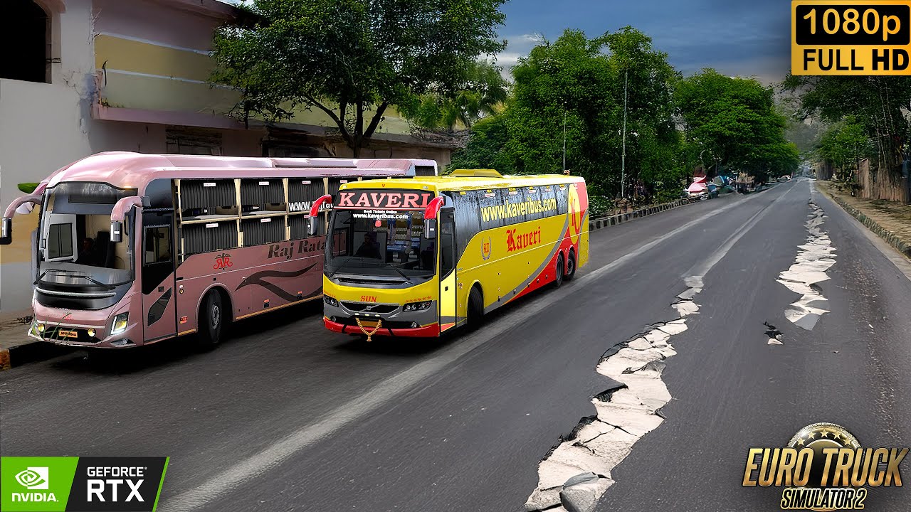Volvo 9400 VS Volvo 9600 Smooth Driving🚌 | Euro Trcuk Simulator 2