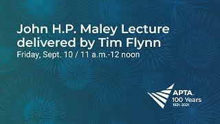 John H.P. Maley Lecture by Tim Flynn
