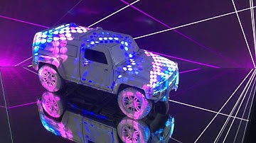 Projection mapping fun  with an Optoma ML750st ,madmapper and a lot of mirrors