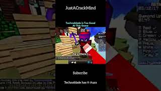 Technoblade Too Good For This 🤠|| #shorts #technoblade #bedwars