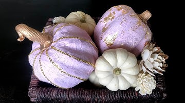 Paper Mache Pumpkin | DIY Pumpkin