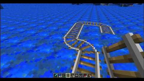 4-way Uni-directional Minecart Intersection