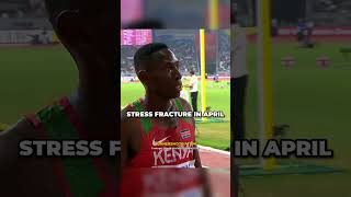 World steeplechase gold by 0.01.