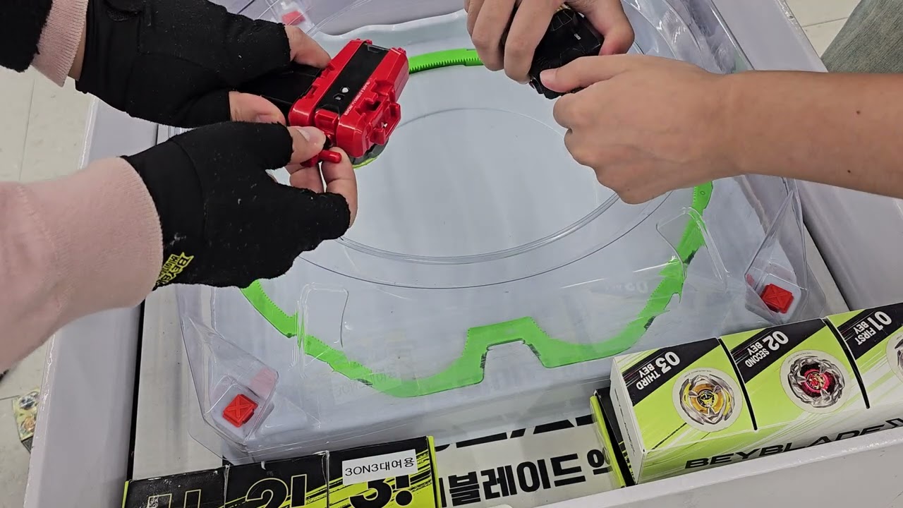 Apink핑크석기의 베이블레이드 배틀여행 베이블레이드X 익스트림리그 L3 마스터데이 팽이배틀 시합 핑크석기를이겨라 이벤트 편 - 3부 