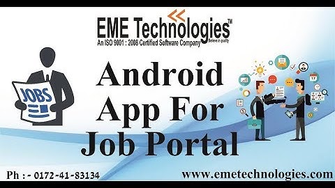How to Create Job Portal App Project in Android Studio | Download Final Year Projects