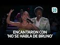 Carolina Gaitán y Mauro Castillo encantaron con No se habla de Bruno, en los Óscar Carolina Gaitán y Mauro Castillo encantaron con No se habla de Bruno, en los Óscar