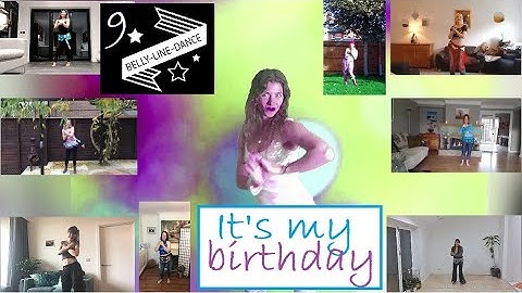 Belly-Line-Dance compilation to Shouf Il Banat Birthday boogie, social Distancing mode November 2020