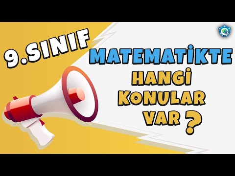 Video: Üniversite matematiğindeki konular nelerdir?
