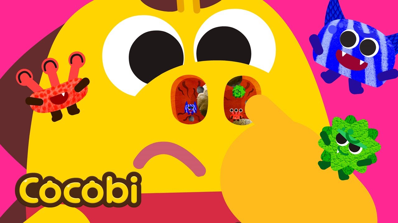 Germes de Meleca👃 | Booger Germs | Canciones Infantiles | Kids