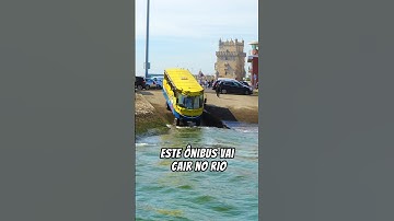 ESTE ÔNIBUS VAI CAIR NO RIO #curiosidades #conhecimento #shorts