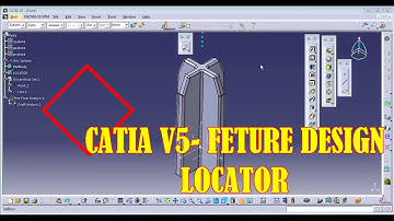 CATIA V5-PLASTIC DESIGN FETURE -LOCATOR