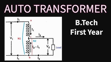 Auto Transformer II Fundamentals of Electrical Engineering II B.Tech First Year