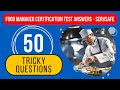 Food Manager Certification Test Answers 2025 ServSafe Practice Exam 50 Tricky Questions Food Manager Certification Test Answers 2025 ServSafe Practice Exam 50 Tricky Questions