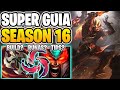 GUIA DE TRYNDAMERE SEASON 16 | COMO JUGAR TRYNDAMERE TOP FACIL Y RAPIDO | BUILD, RUNAS, CONSEJOS!
