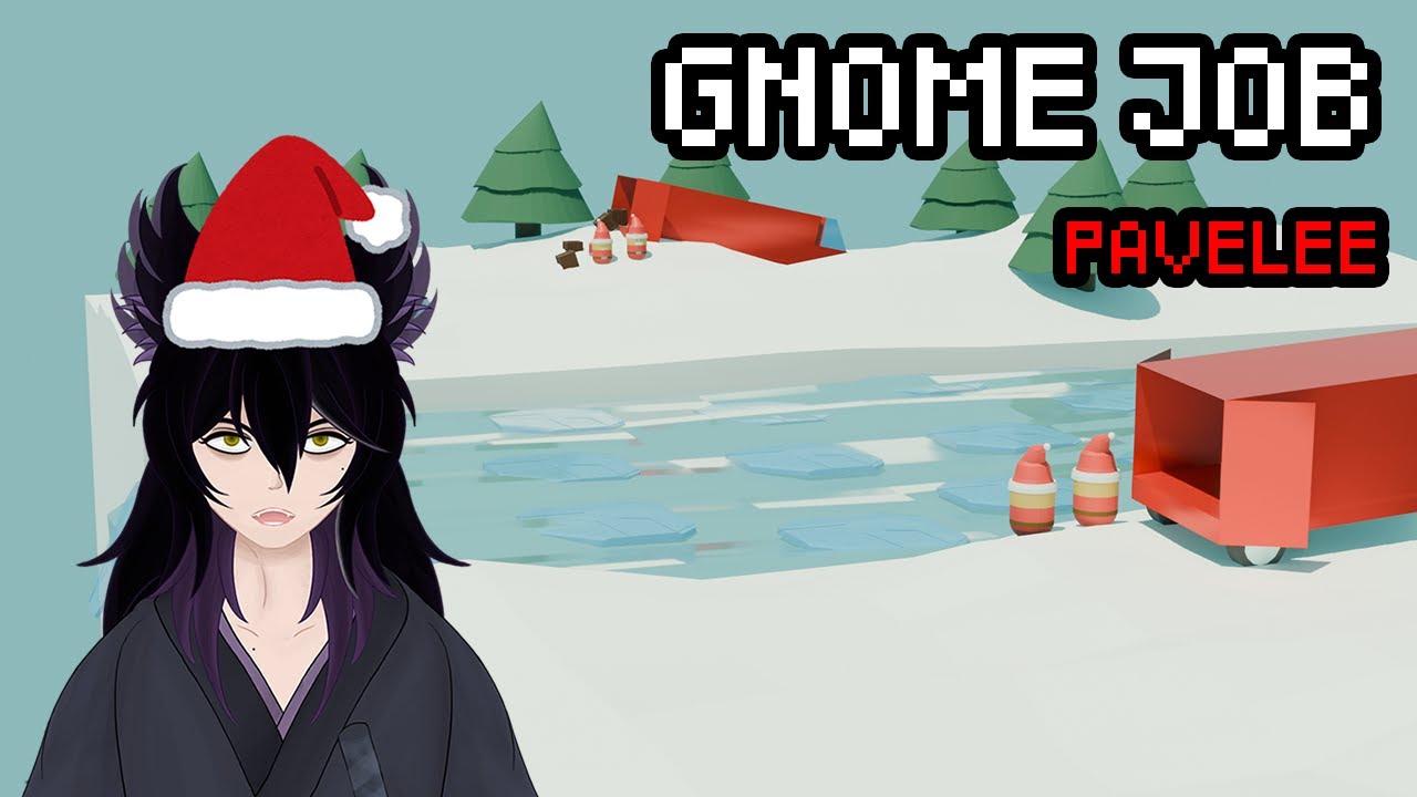 Vtuber plays Indie Game GNOME JOB by Pavelee