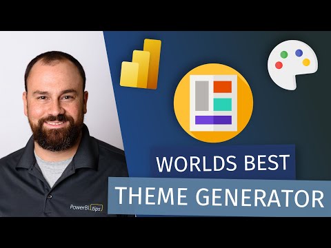 The Worlds Best Theme Generator for Power BI! (with Mike Carlo)