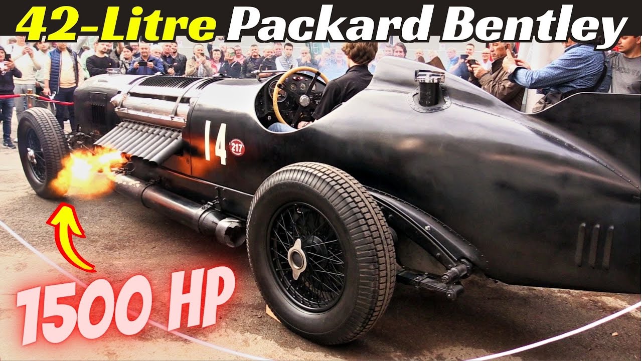 1500 hp 42-Litre (!!!) Packard-Bentley "Mavis" - V12 Engine Start-up & Sound - One-Off MONSTER! ⚠️