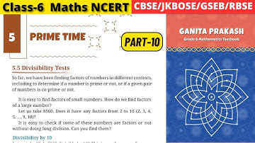 Class 6 Maths Ganita Prakash Chapter 5 Prime Time | Part 10 #grade6maths