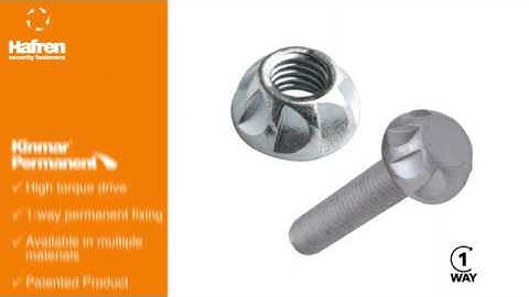 Introducing Kinmar Permanent Security Nuts