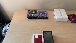 Iphone 11 Pro Unboxing - Midnight Green With Product Red Leather Case