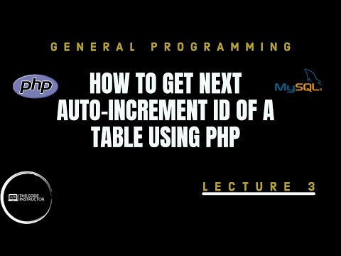 How to get next AUTO-INCREMENT ID of a table using PHP | SHOW TABLE STATUS Command