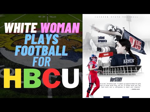 "is This The End Of Hbcu's? White Woman Plays Football For Jackson State"