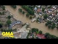 Race to find survivors after deadly flood disaster in Europe l GMA