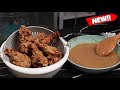 New recipe for crispy fried chicken asmr