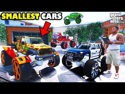 Franklin Gifting Ultra Rare Smallest Cars To Shinchan And Chop In GTA 5
