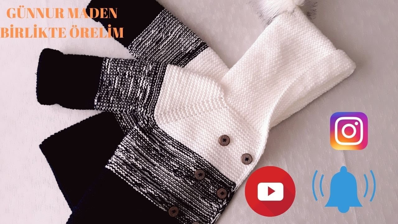 Degrade Kapşonlu Bebek Hırkası #knitting  #örgü #bebekörgü