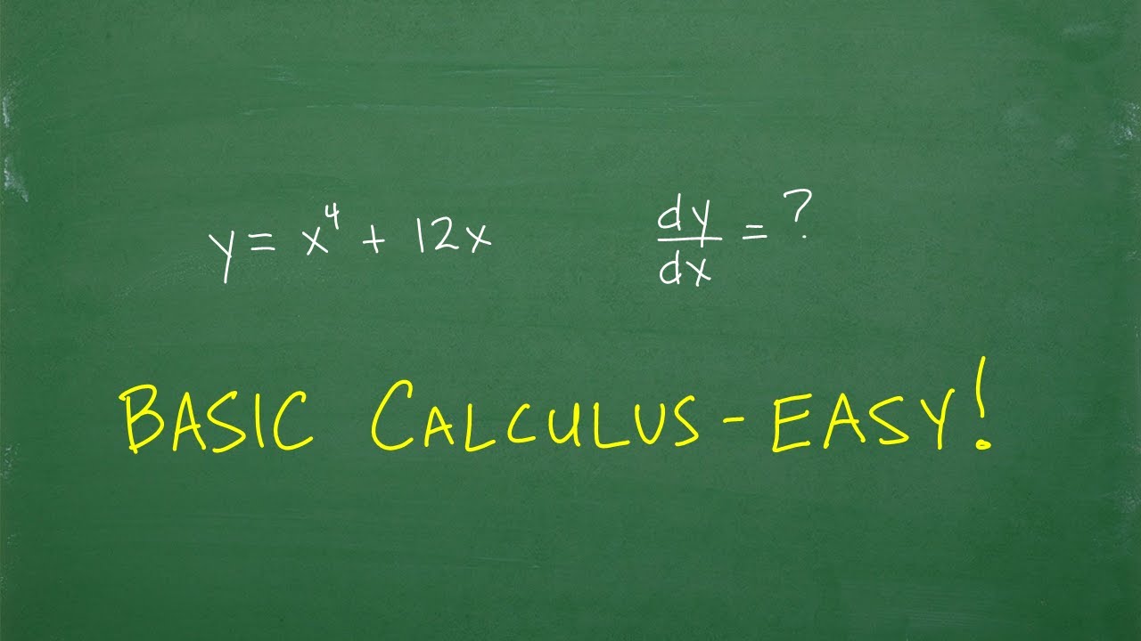 Easy Calculus Problem- Anyone Can Understand! - YouTube