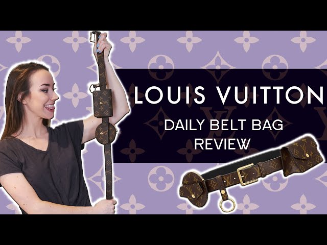 Louis Vuitton Monogram Coated Canvas Daily Multi Pocket Belt