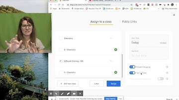 Assigning a video in EdPuzzle - ASL