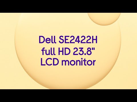 Dell SE2422H Full HD 23.8" LCD Monitor - Black - Product Overview