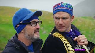 Bernard Curry and Stephen Curry funny moment in the horn challenge The Amazing Race Australia S09E06