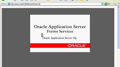 Oracle Forms Class Session 14