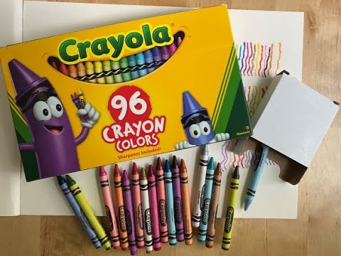 96 Count Crayola Limited Edition Name the New Colors: What's Inside the  Box